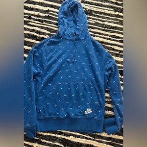Nike Blue Men's Hoodie size small